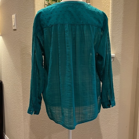 Pilcro and the Letterpress Anthropologie Button Down Blouse Size XS - Picture 2 of 16